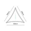 Platinum Sun & Shade Dreamsail schaduwdoek driehoek 500x500x500cm Creme