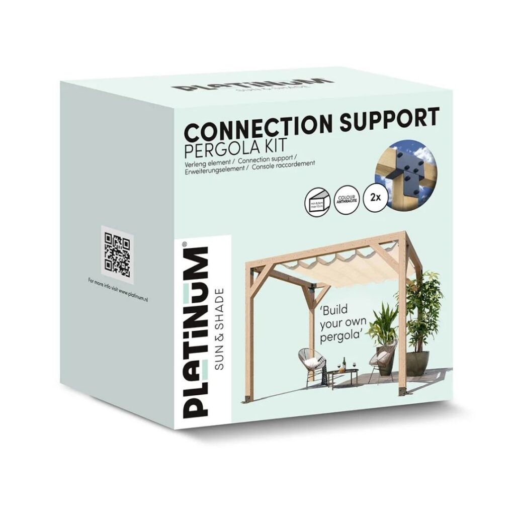 Platinum Sun & Shade Pergola Kit - Connection support