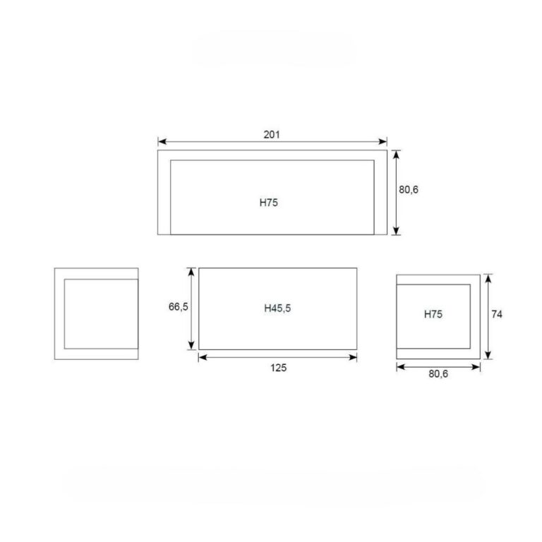 Garden Impressions Montreal Sofa Loungeset 4-delig
