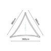 Platinum Sun & Shade Coolfit schaduwdoek driehoek 360x360x360cm Ecru