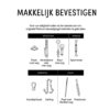 Platinum Sun & Shade Coolfit schaduwdoek driehoek 90° 710x500x500 Zand