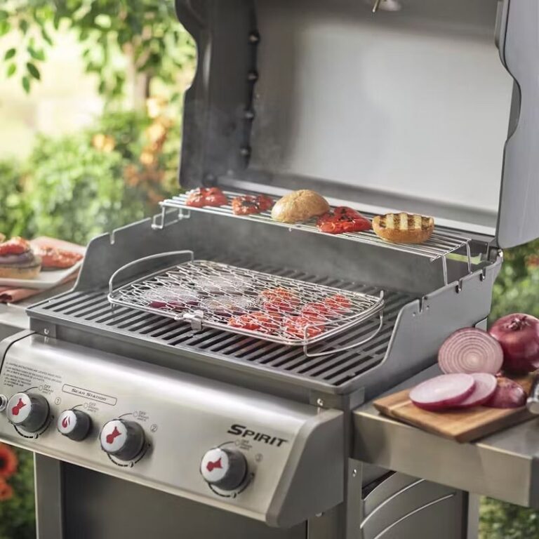 Weber vis en groentebasket groot