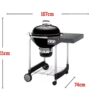 Werber Performer GBS system Edition Ø57 cm Houtskool BBQ