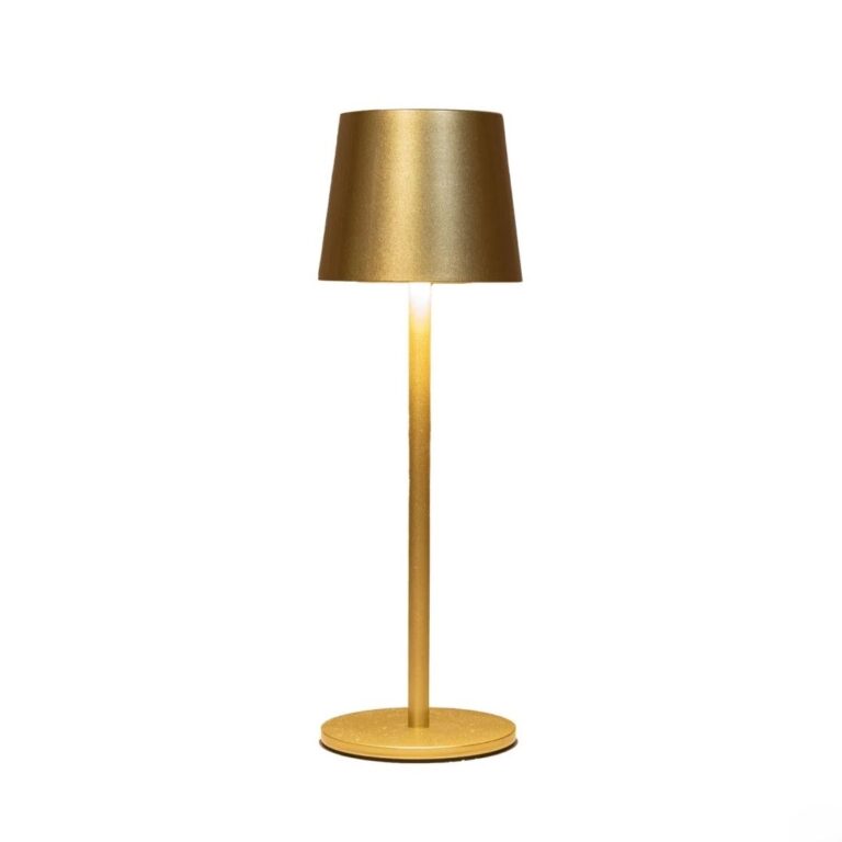 Draadloze LED tafellamp dimbaar Goud