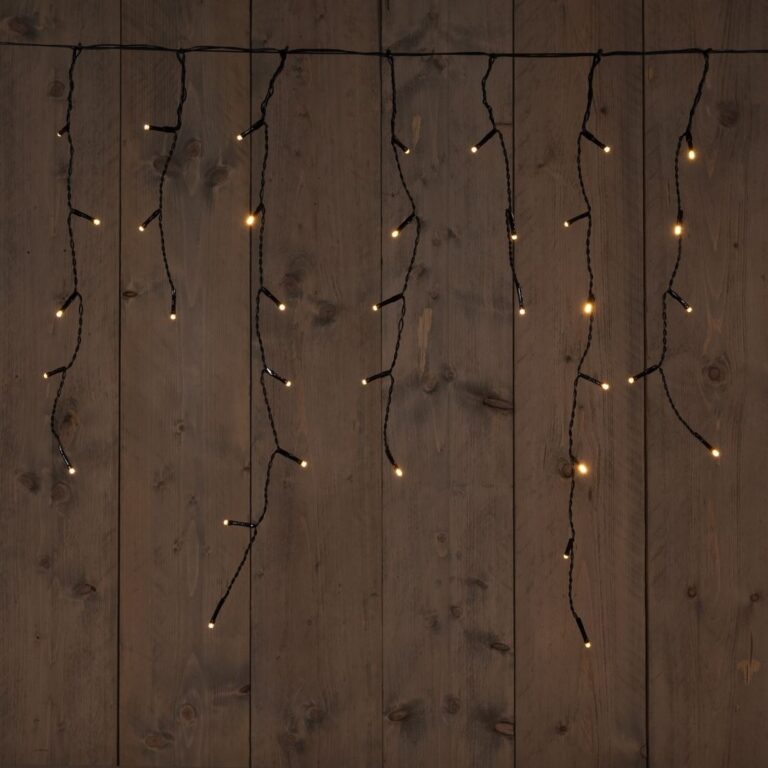 Ijspegelverlichting 360x60 cm - 180 LED Klassiek Warm (36 Flash lampjes)
