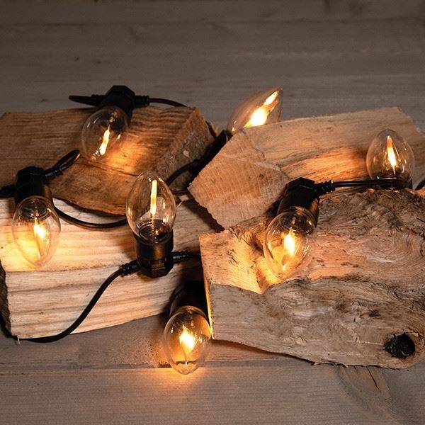 Vlamverlichting 10 LED met vlameffect