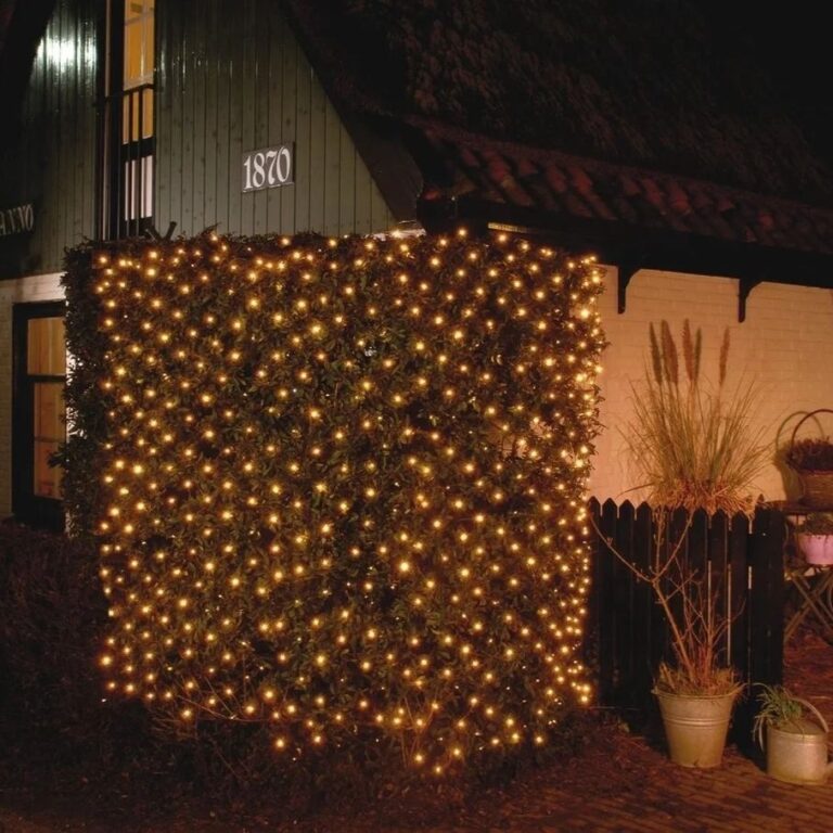 LED Net verlichting 380 LED Warm wit - 300x300cm