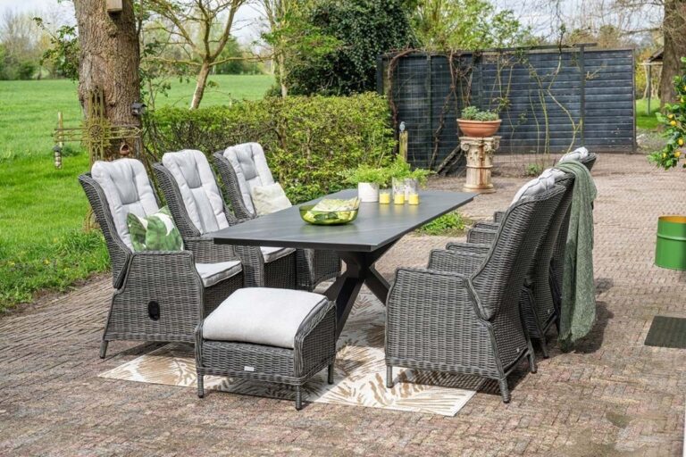 Garden Impressions Osborne voetenbank – Earl Grey