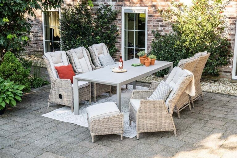 Garden Impressions Osborne voetenbank – Vintage Willow