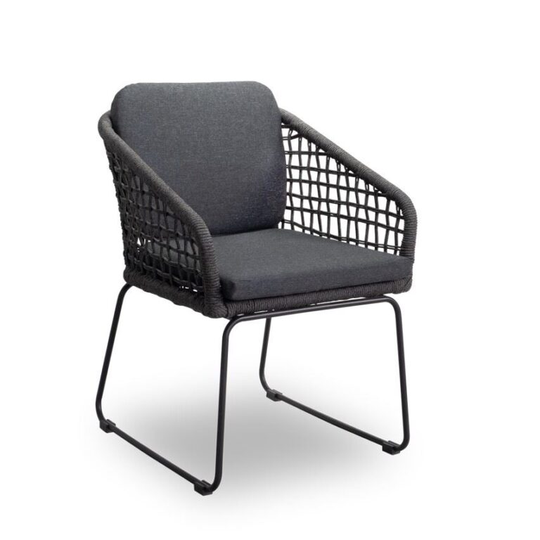 Knox tuinstoel - Lava Grey