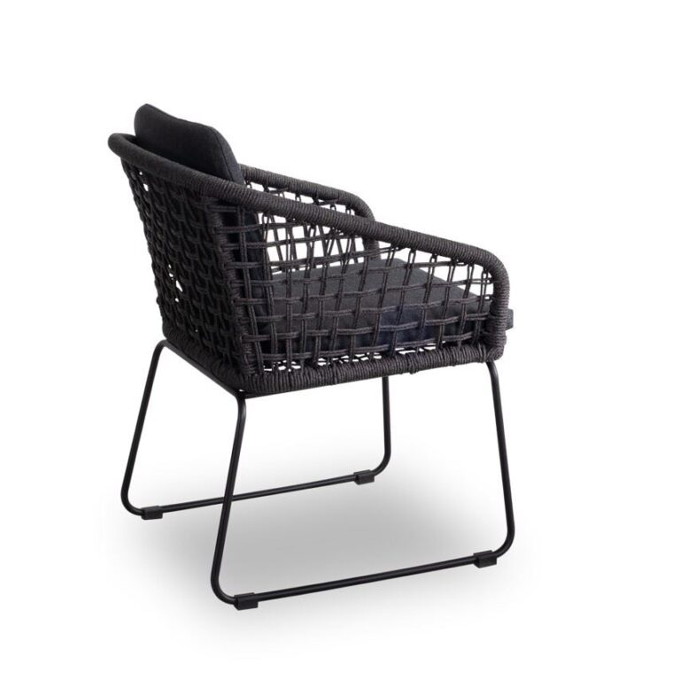 Knox tuinstoel - Lava Grey