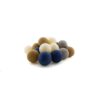 Cotton Ball Lights Outdoor lichtslinger Glamping Blue - verlengset