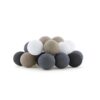 Cotton Ball Lights Outdoor lichtslinger Glamping Grey - verlengset