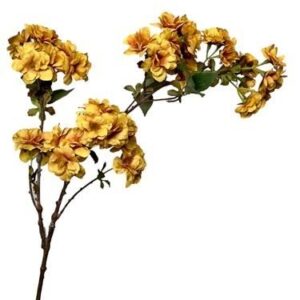Kunstbloem Blossom spray 80cm Oker