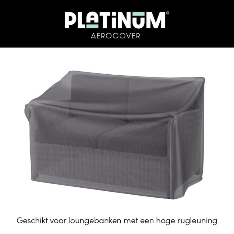 Platinum AeroCover Loungebankhoes hoge rug 140x90xH65/90