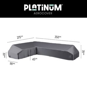 Platinum AeroCover Loungeset platformhoes links 350x275x90xH30/45/70
