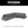 Platinum AeroCover Loungeset platformhoes rechts 325x255x90xH30/45/70
