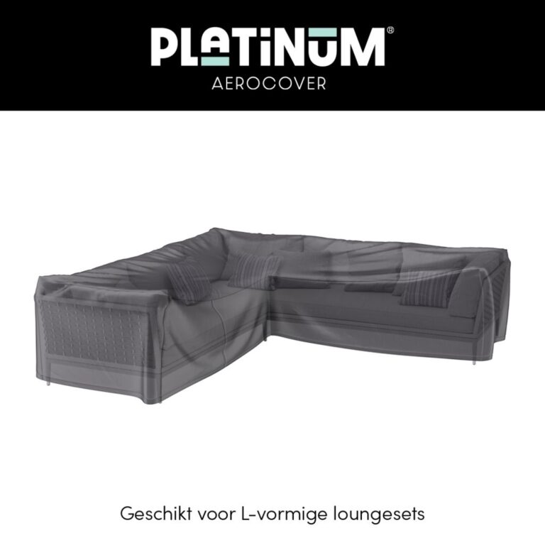 Platinum AeroCover Loungesethoes hoekset rechts 330x255x100xH70
