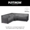 Platinum AeroCover Loungesethoes hoekset trapeze 255x255x85xH65/90