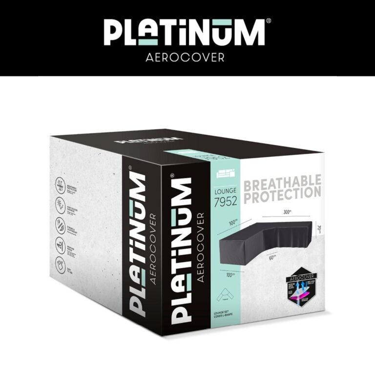 Platinum AeroCover Loungesethoes hoekset trapeze 300x300x85xH65/90