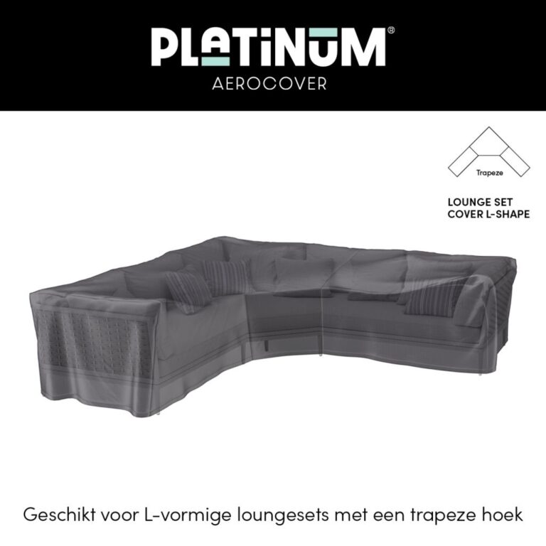 Platinum AeroCover Loungesethoes hoekset trapeze 300x300x85xH65/90