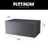 Platinum AeroCover Tuintafelhoes 340x110xH70