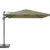 Platinum Sun & Shade Challenger T2 Premium 300x300cm Lush Green zweefparasol + 90kg graniet voet
