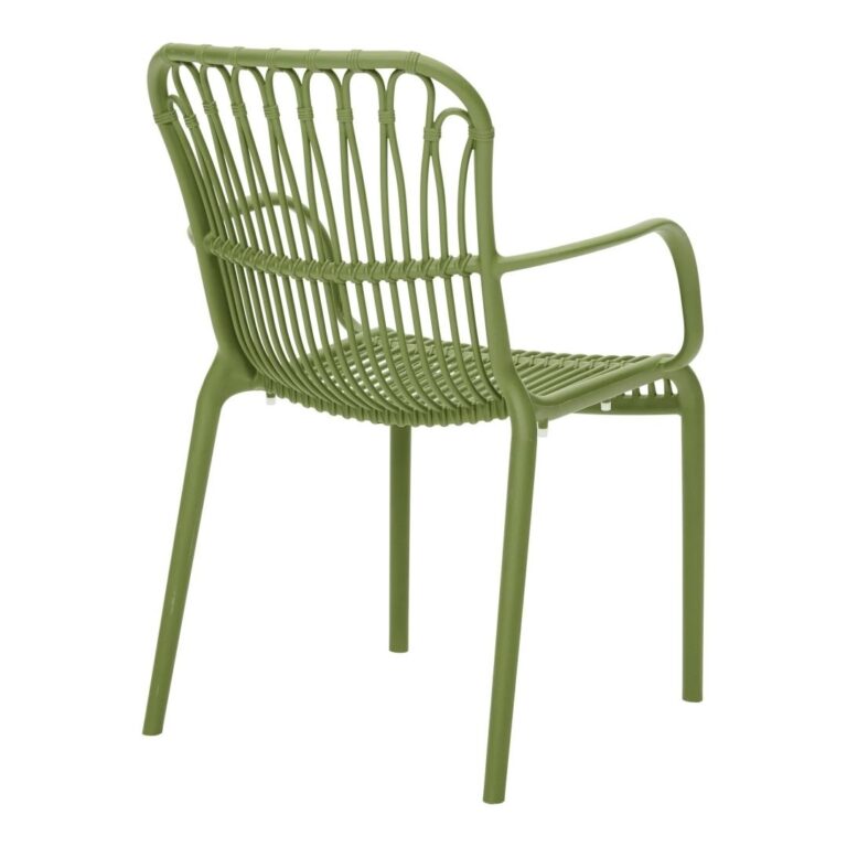 Rattie stapelbare tuinstoel Olijfgroen