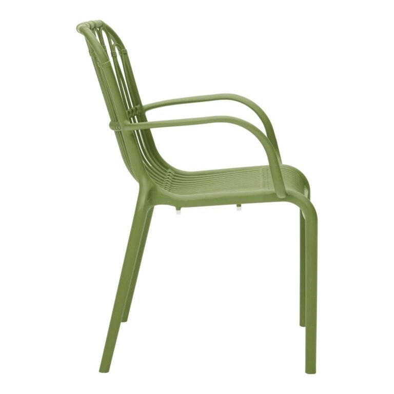 Rattie stapelbare tuinstoel Olijfgroen