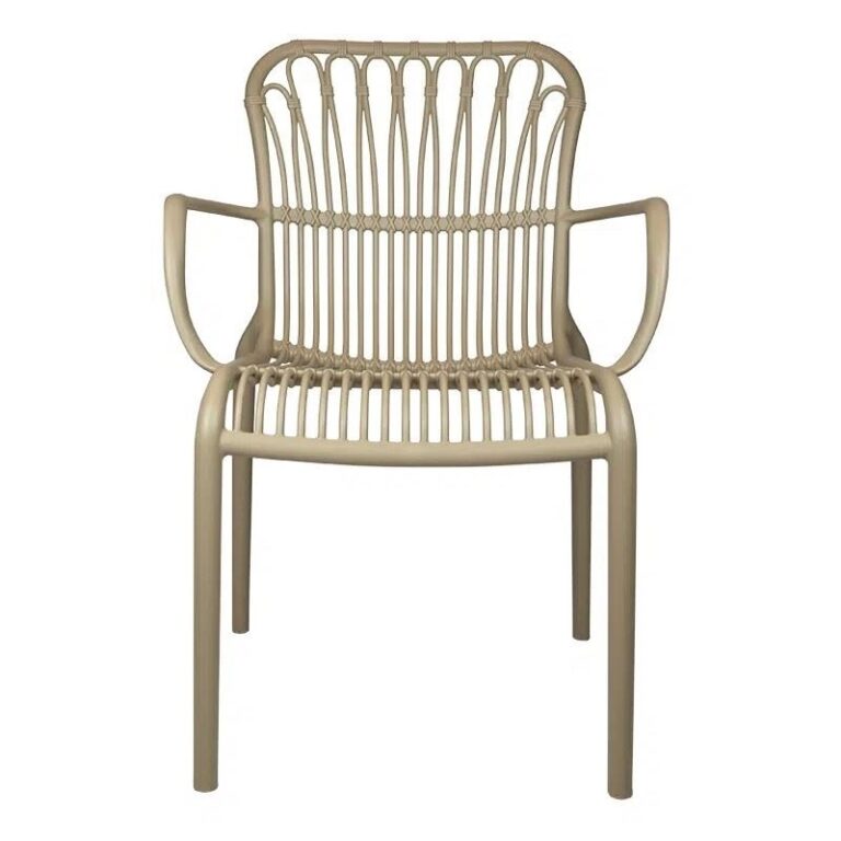 Rattie stapelbare tuinstoel Taupe