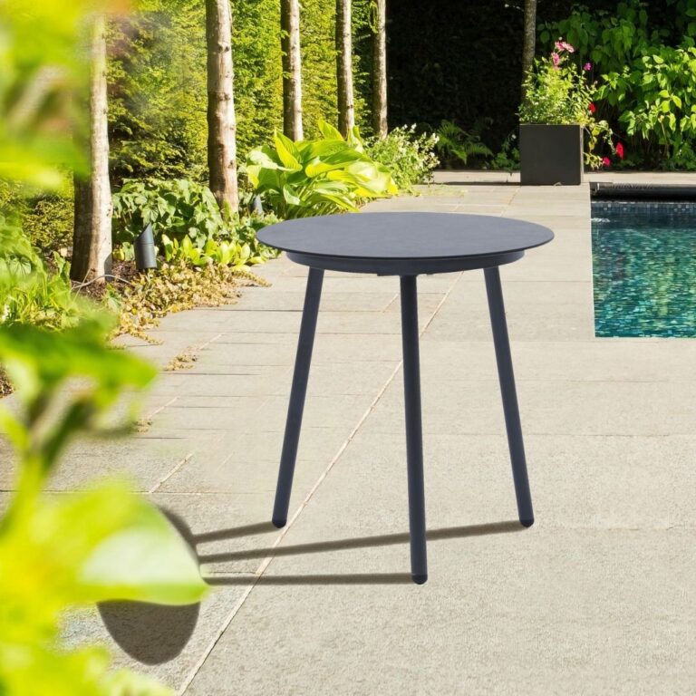 Bianca HPL bijzettafel 50cm