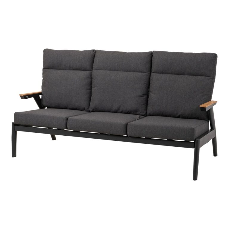 Florence 3-zits tuin loungebank - verstelbare rug