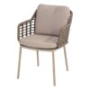 Taste by 4 Seasons Outdoor Puglia dining stoel - Taupe/Latte