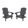 2x Keter Alpine Adirondack loungestoelen