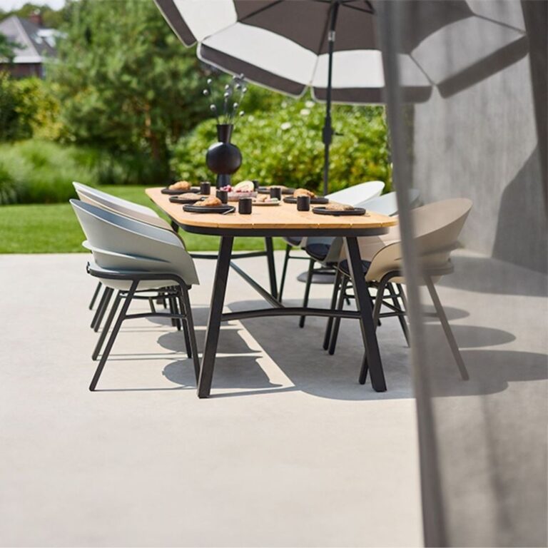 Hartman Tubb parasol 300cm rond - donkergrijs