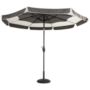 Hartman Tubb parasol 300cm rond - donkergrijs