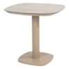 Manolo tuintafel 75x75cm met geprint keramiek tafelblad - Latte