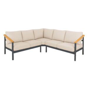 Taste by 4 Seasons Outdoor Olivia hoek loungeset Antraciet