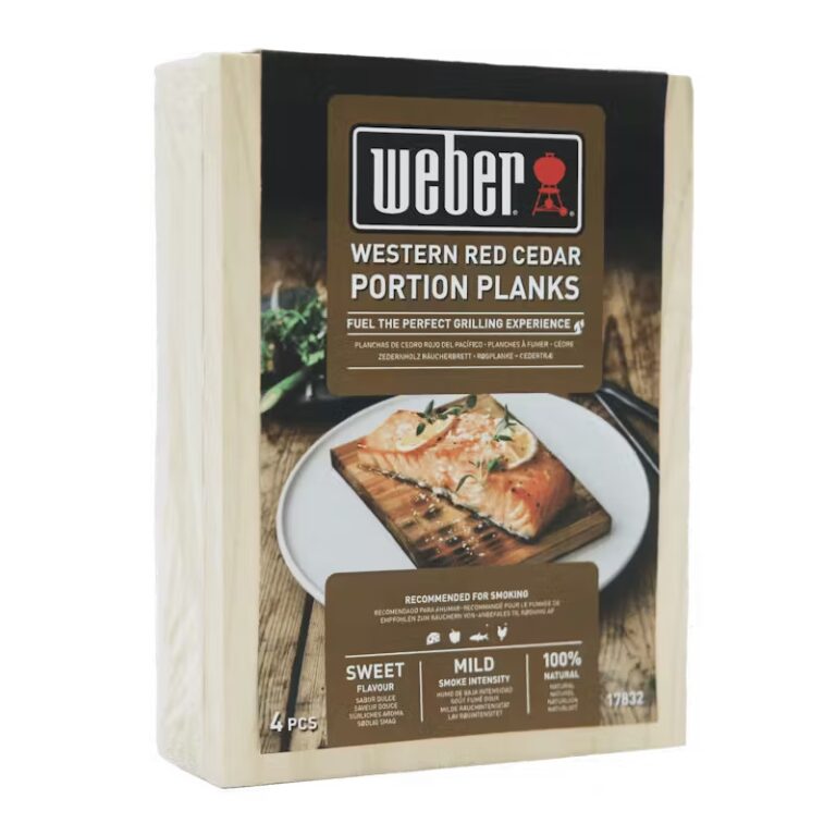 Weber Ceder houten portie rookplanken - 4 stuks