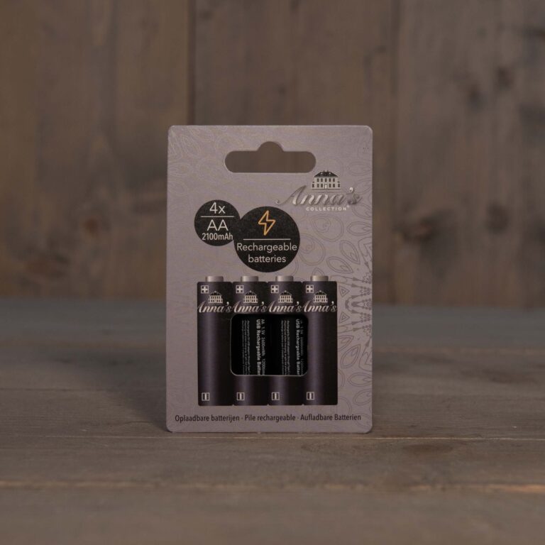 Anna's Collection oplaadbare batterij AA 4 stuks