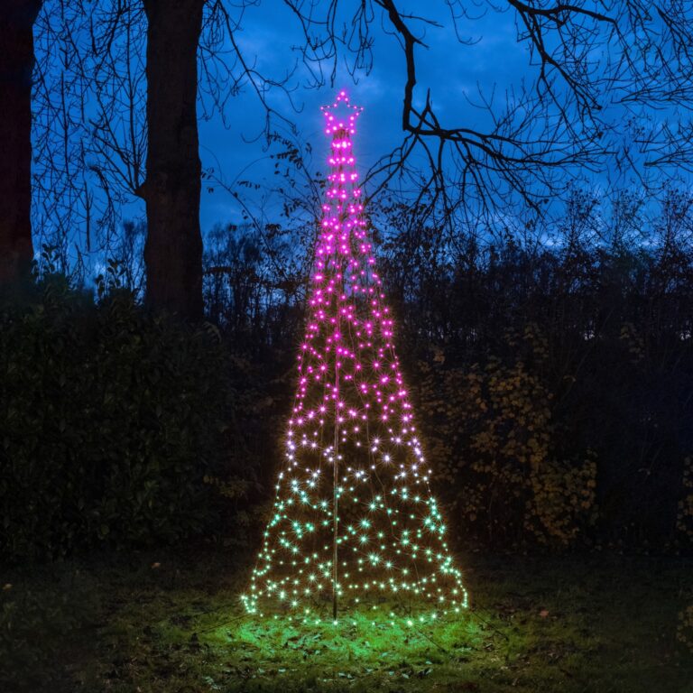 Boom met ster 320cm 480 LED Colour Changing