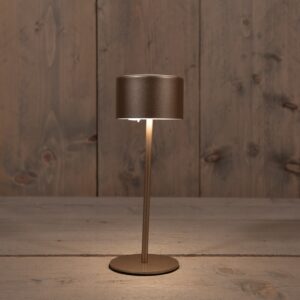 Draadloze LED tafellamp dimbaar Brons