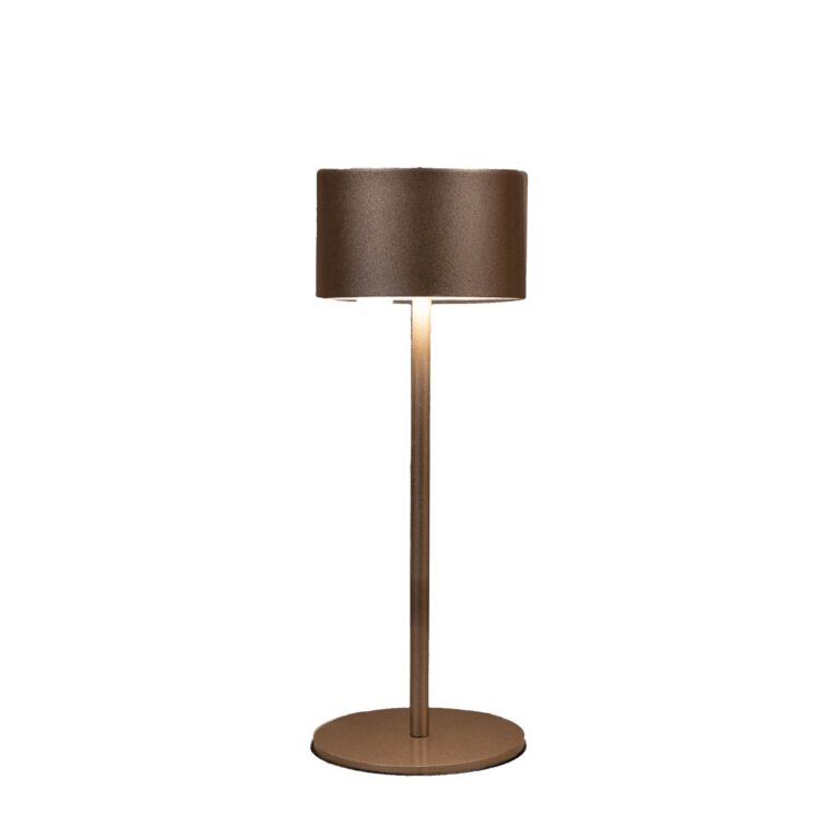 Draadloze LED tafellamp dimbaar Brons