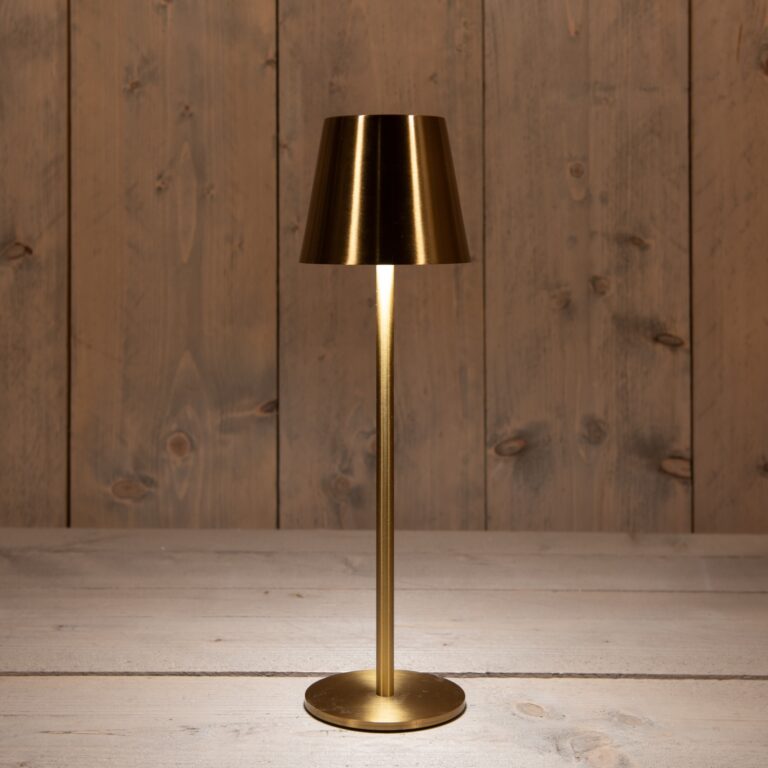 Draadloze LED tafellamp dimbaar Goud
