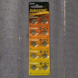 Durasonic 10 stuks Knoopcel Batterij LR44