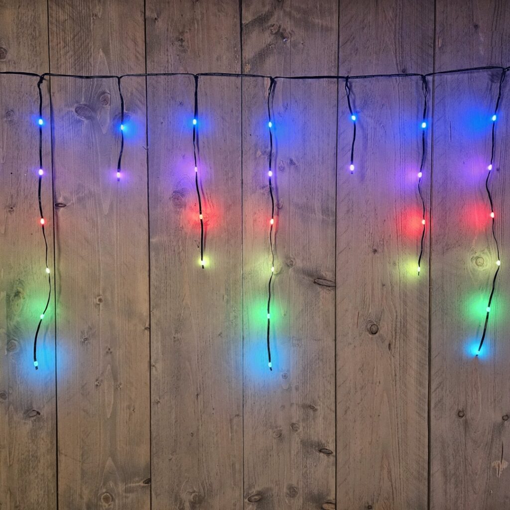 Ijspegelverlichting 500x60cm - 132 LED Color Changing