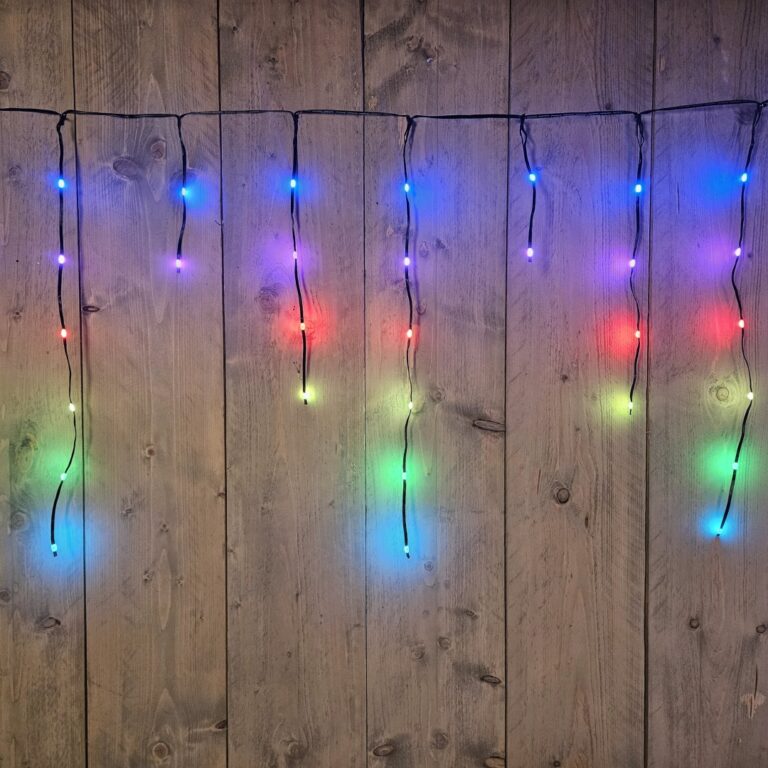 Ijspegelverlichting 500x60cm - 132 LED Color Changing