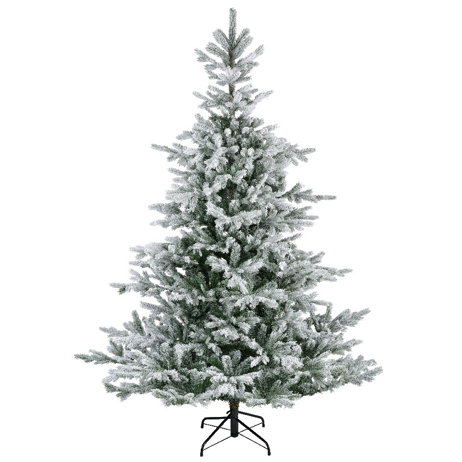 Kunstkerstboom Grandis Fir besneeuwd 180 cm - Everlands