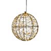 LED Bol metaal 200LED met flash Warm Wit/Classic Warm 18cm