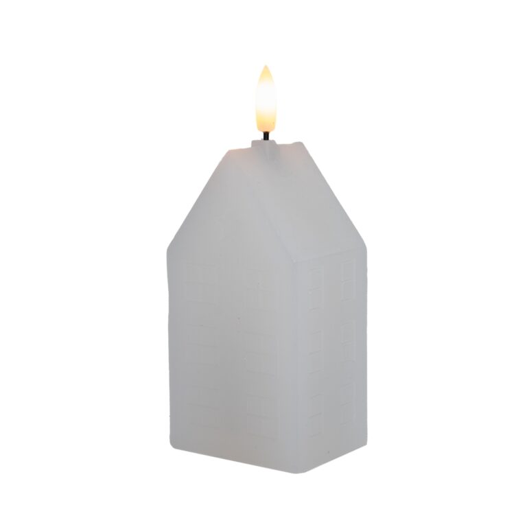 LED Kaars Huisje Wax Wit
